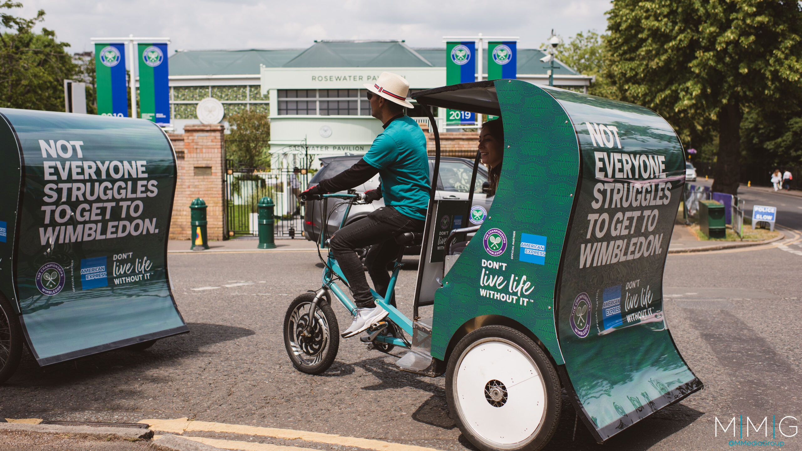 American Express using Pedicabs to target Wimbledon