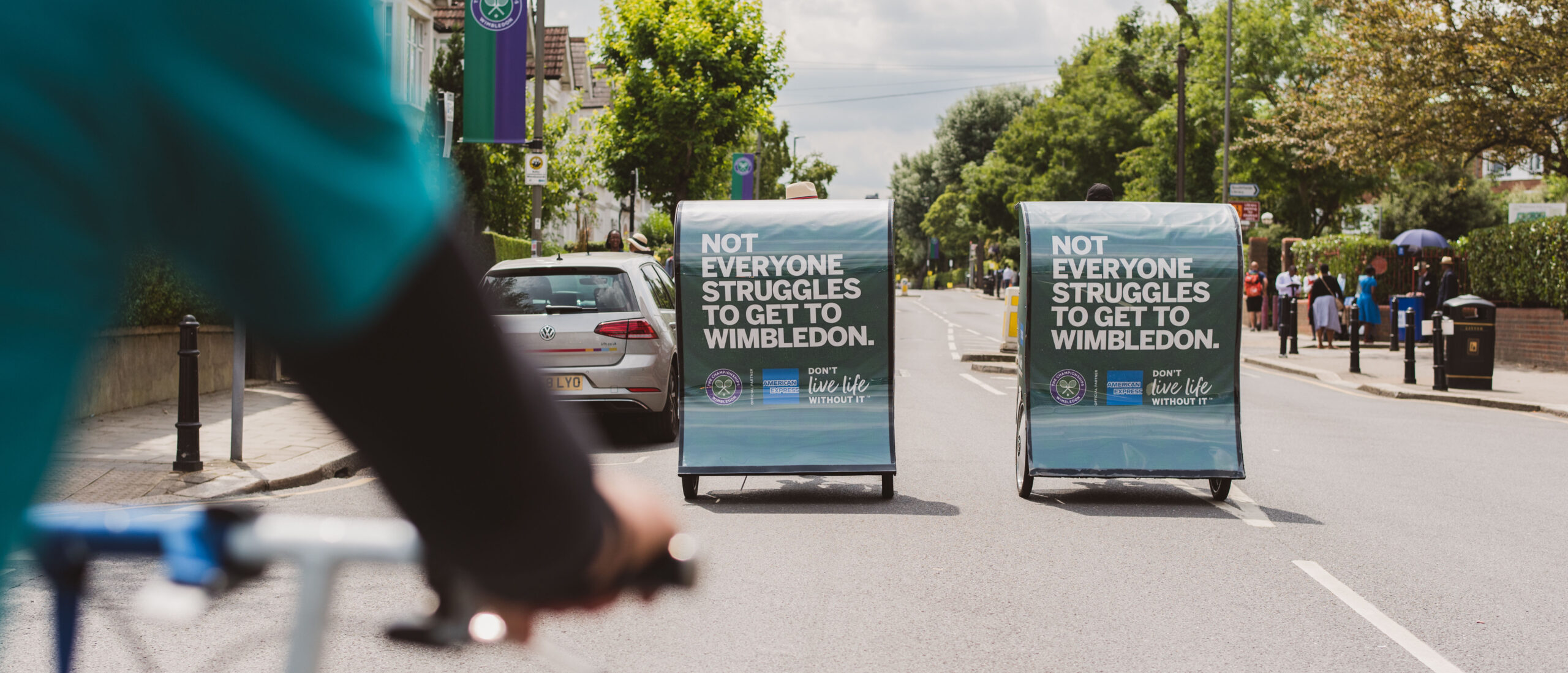 American Express Campaign for Pedicabs in Wimbledon for resources